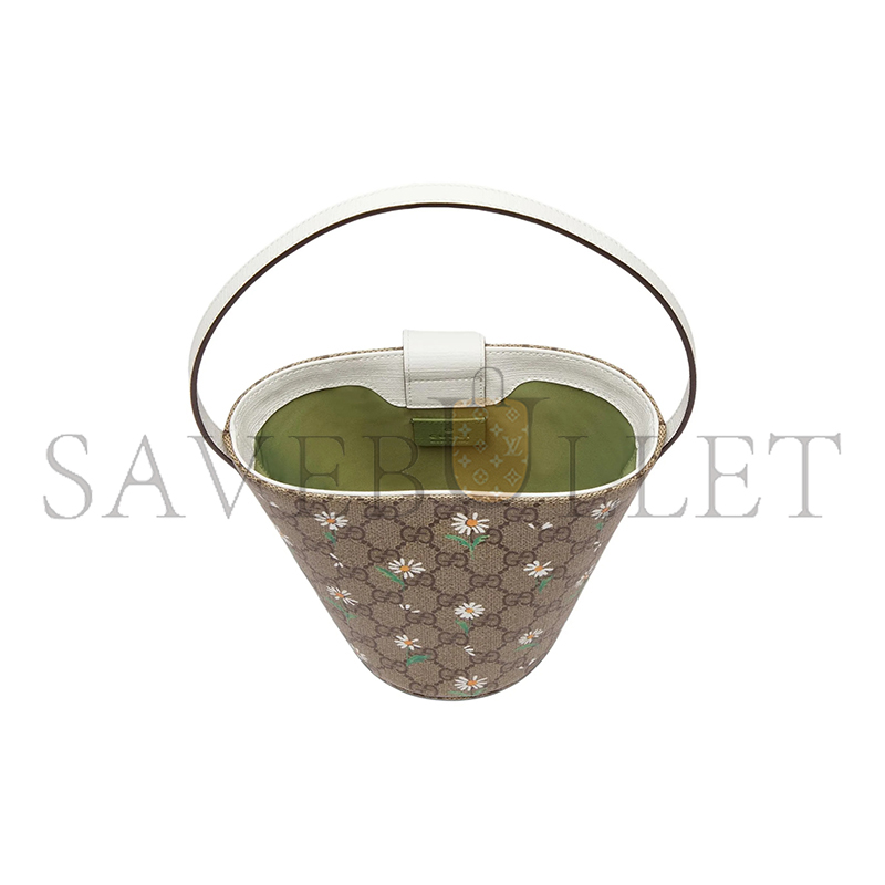 GUCCI CHILDREN'S PRINTED GG BUCKET BAG 752356 (18.5*16.5*7cm)